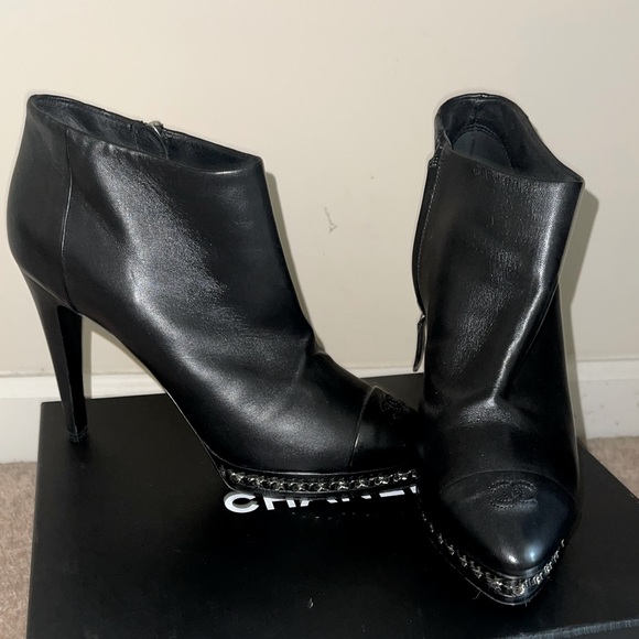 Authentic Chanel Booties - Picture 1 of 9